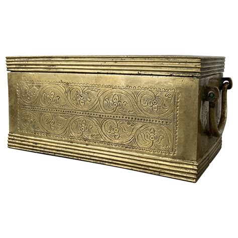 retro style metal box|brass monument metal boxes.